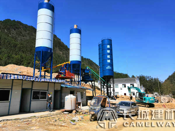 安徽黄山市休宁县35站施工现场